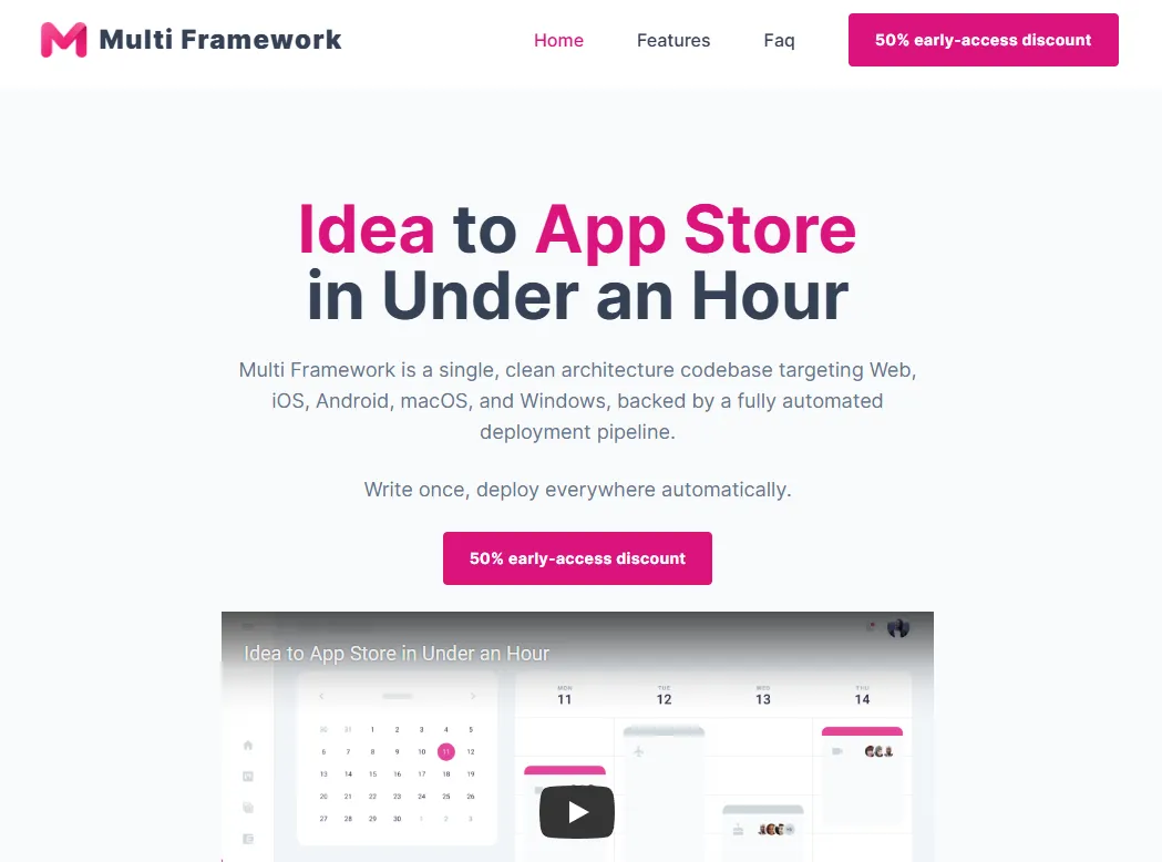 Multi Framework 2026: Full Product Overview