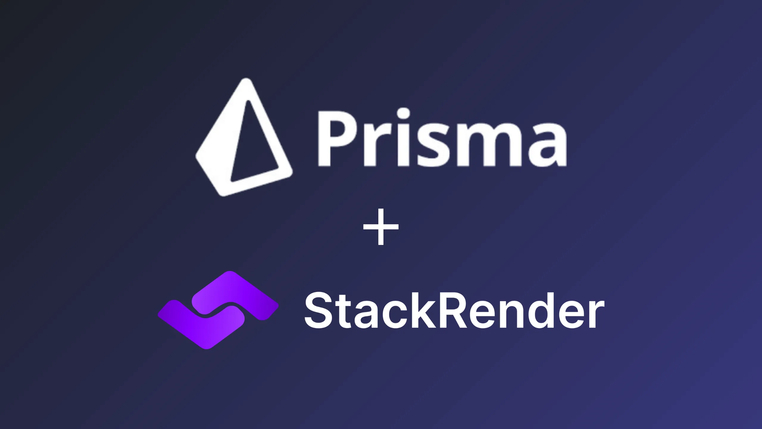 Prisma+StackRender : Design your database and start building | Ai ...